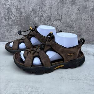 Keen Sarasota Womens Size 8.5 Hiking Sandals Shoes Brown Leather 1004907